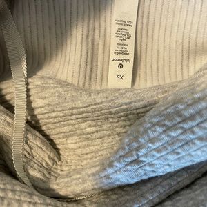Lulu lemon cow neck dress. Soft grey